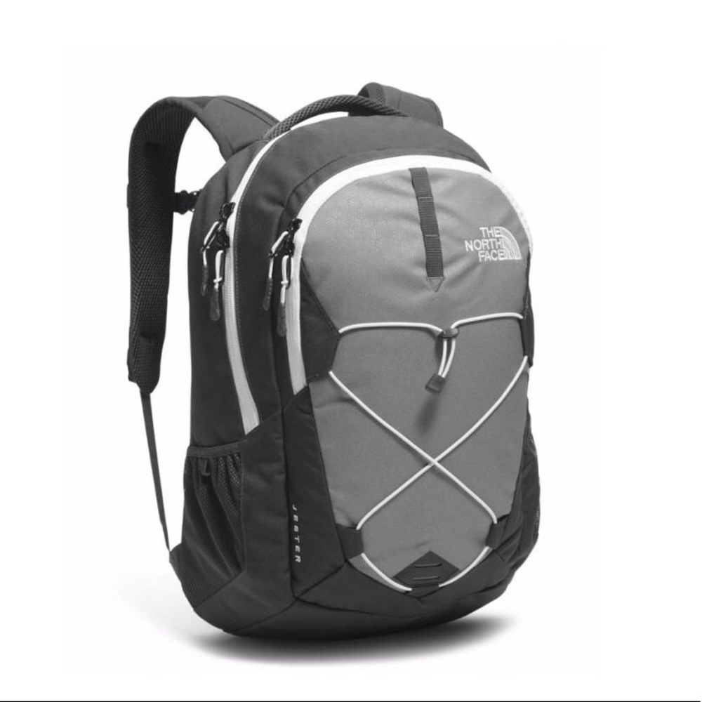 Black and Grey North Face Jester Backpack